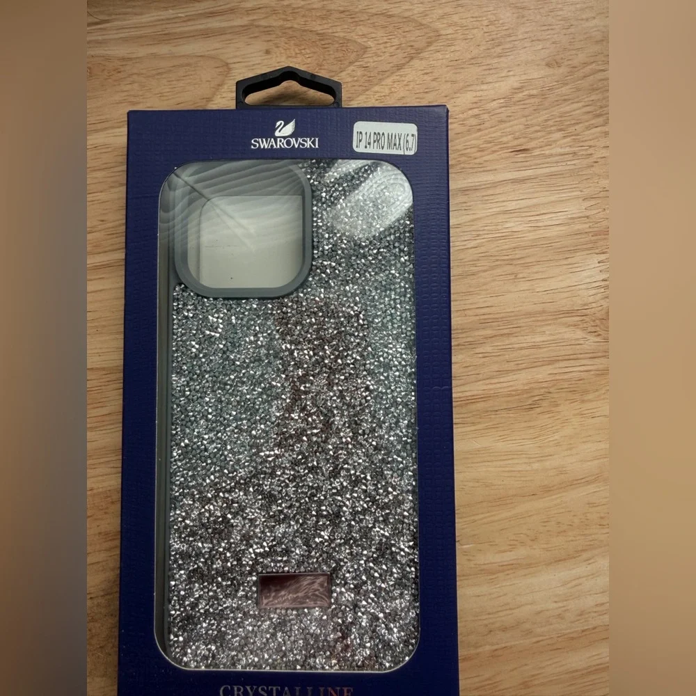 Swarovski Glittering Silver Phone Case